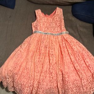 Size 10 coral girls dress